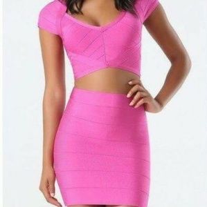 Bebe Paneled Cutout Bandage top only. XS. New NWT